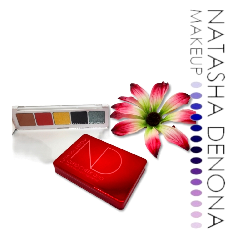 Natasha Denona Cheek, Highlighter and Eyeshadow Palette Makeup Set